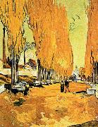 Vincent Van Gogh Les Alicamps oil painting on canvas